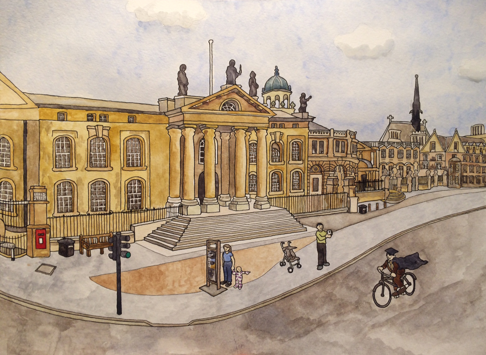 The Clarendon Building and Broad Street