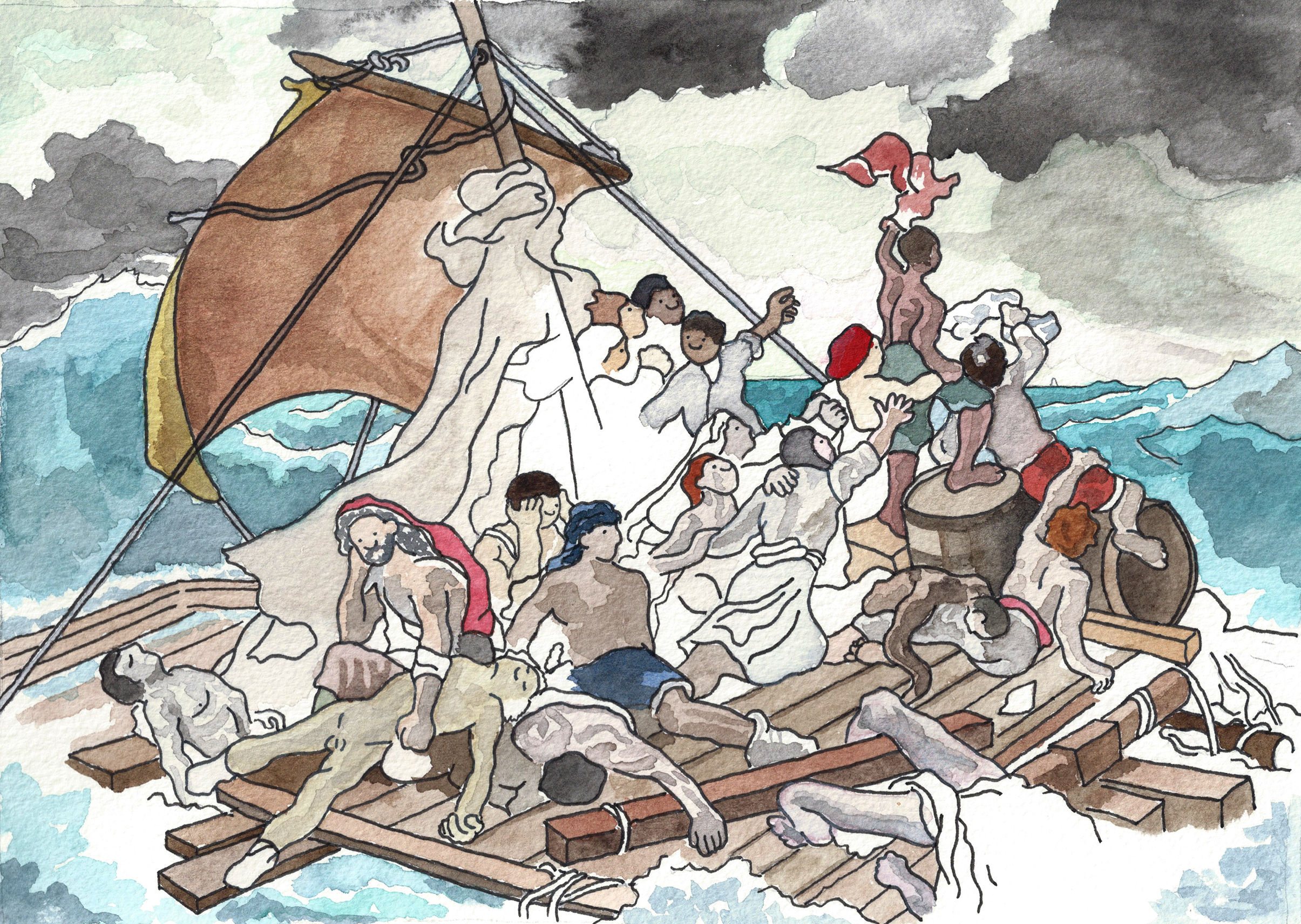 After Gericault, The Raft of the Medusa (1819)