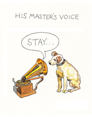 His master's voice